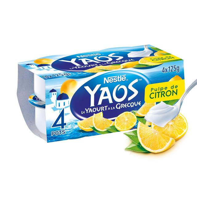 3023290115251 - Yaos - Yaourt à la Grecque pulpe de citron