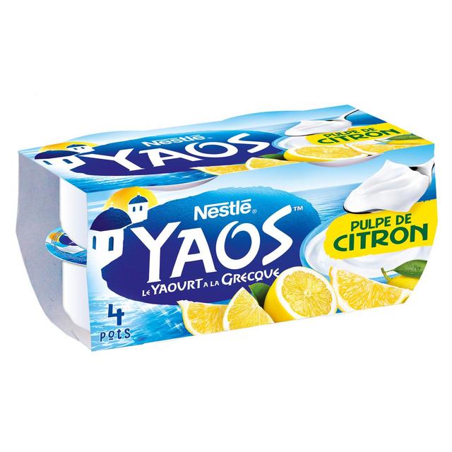 3023290115251 - Yaos - Yaourt à la Grecque pulpe de citron
