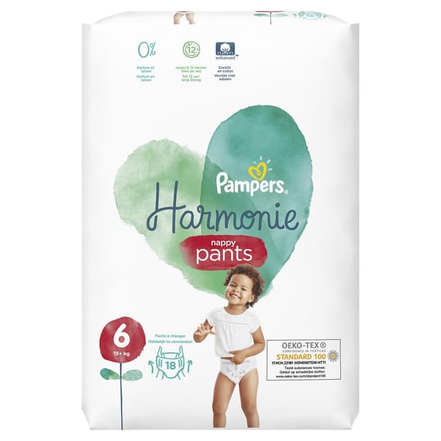 8001841715551 - Pampers Harmonie - Couches culotte T6 +15kg