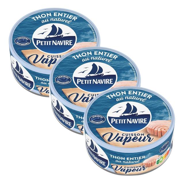 2050000306051 - Petit Navire - Thon entier au naturel cuisson vapeur