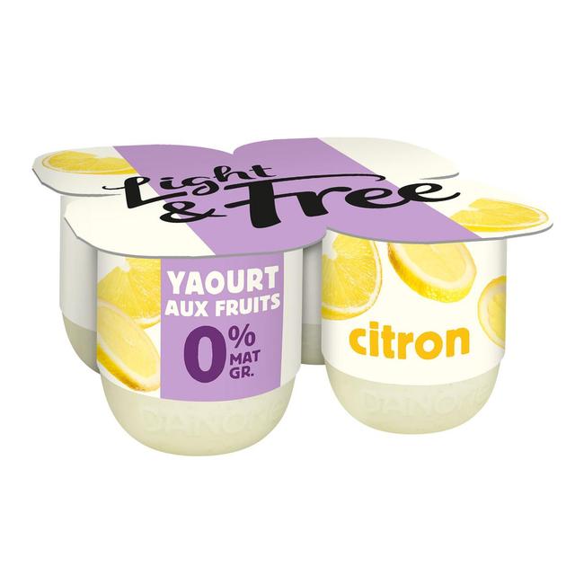 3033490006051 - Light&Free - Yaourts Citron 0%mg