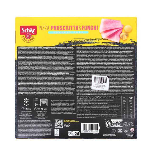 8008698026151 - Schär - Pizza Jambon Champignon sans gluten