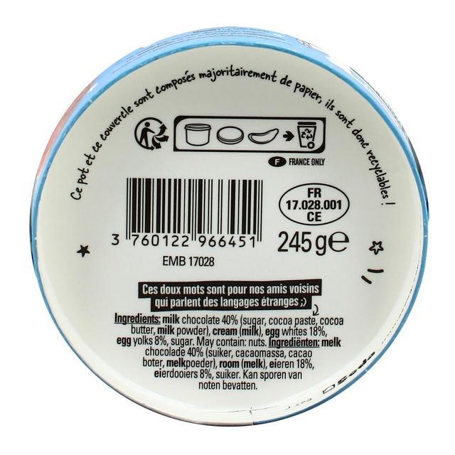 3760122966451 - Michel et Augustin - Mousse au chocolat au lait