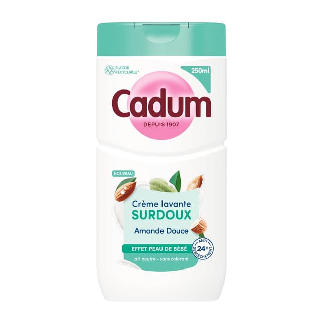 3600551187051 - Cadum - Crème Lavante Surdoux Amande Douce