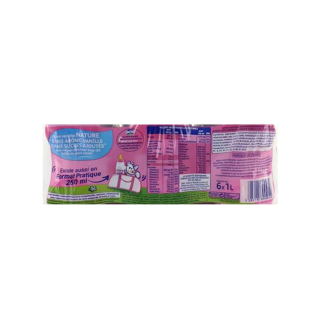 3288110600052 - Lactel Eveil - Lait de Croissance 3ème âge Nature Liquide Bébé Dès 10 mois