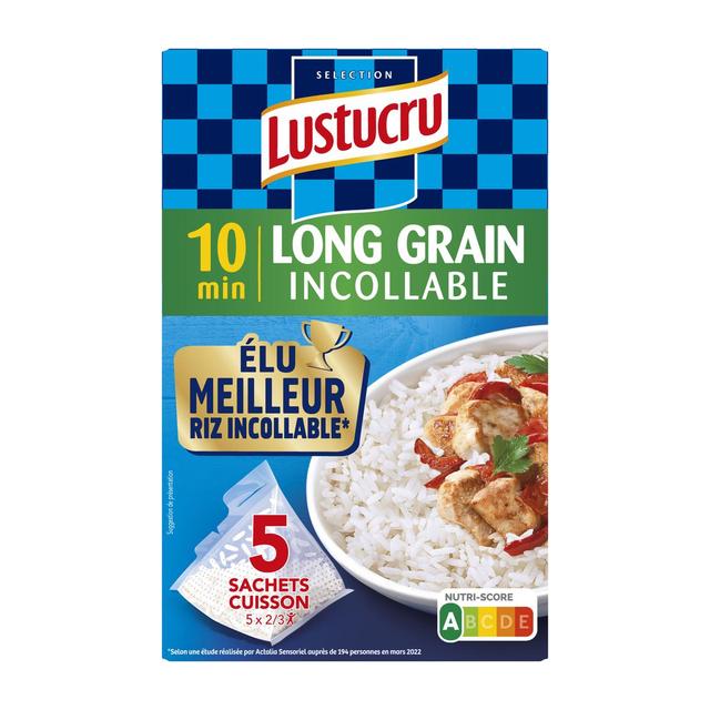 3760341070052 - Lustucru - Riz Long Grain Incollable 10min Sachet Cuisson