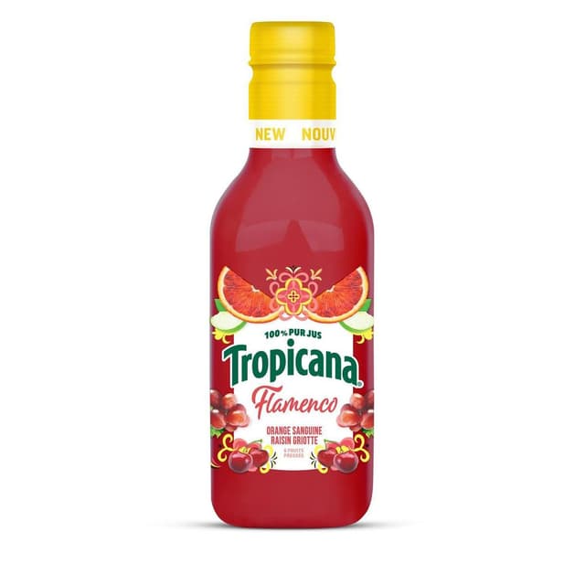 1210002000352 - Tropicana - Flamenco, Jus d'Orange Sanguine, Raisin et Griotte