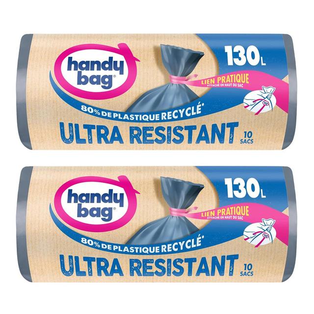 2050000390852 - Handy Bag - Sacs poubelle 130L à liens ultra-résistants