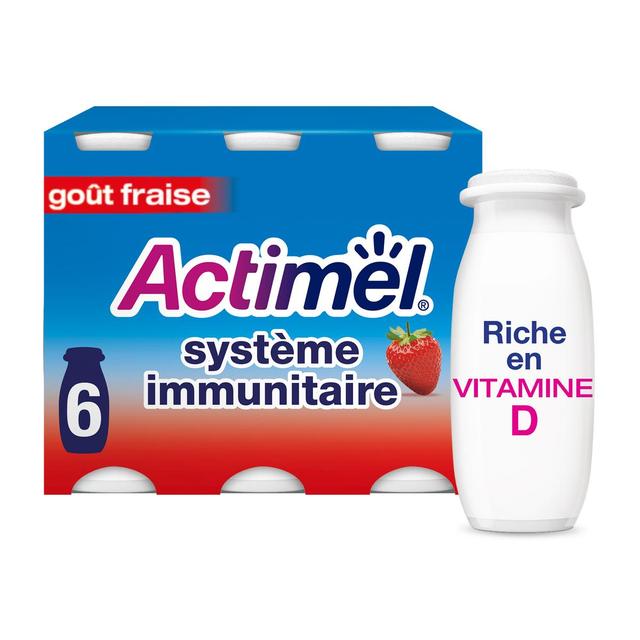 3033491460852 - Actimel - Yaourt à boire fraise