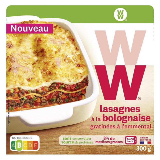 3248830001652 - WW - Lasagne à la Bolognaise Gratinée à l'Emmental