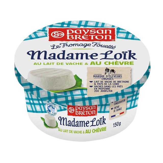 3236240071952 - Paysan Breton - Fromage frais fouetté Madame Loïk lait de chèvre et vache