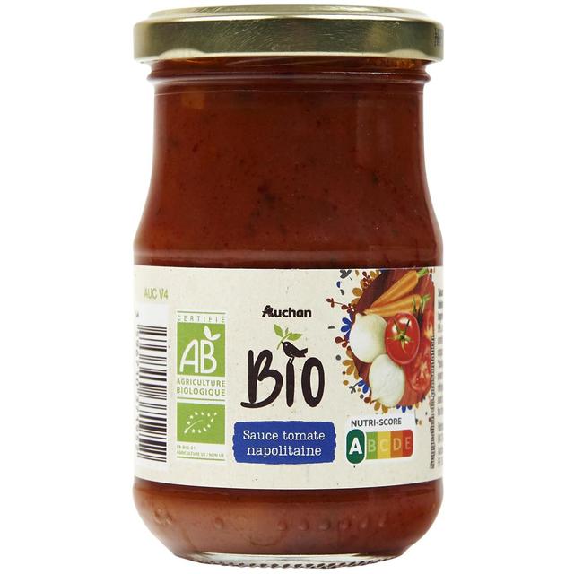 3596710371952 - Auchan BIO - Sauce tomate napolitaine Bio en bocal