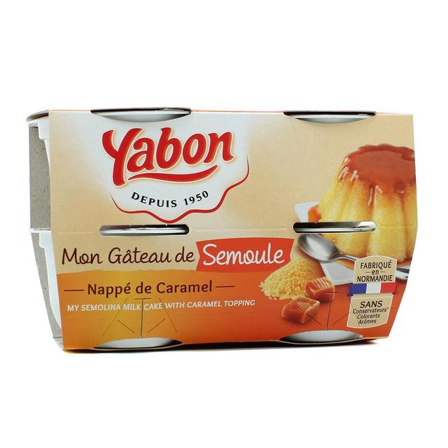 3700278402052 - Yabon - Gâteau de semoule caramel