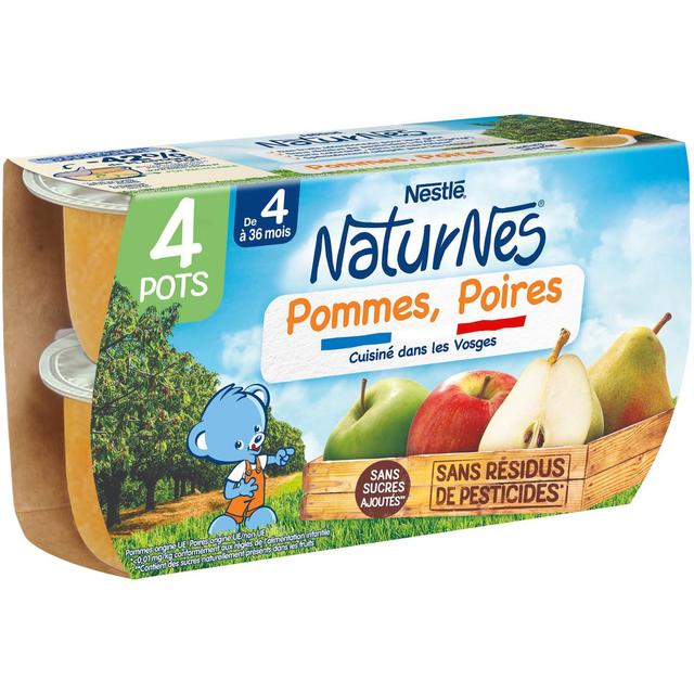 7613031552252 - Nestlé - Naturnes - Pomme poire Bol Bébé Dès 4 mois