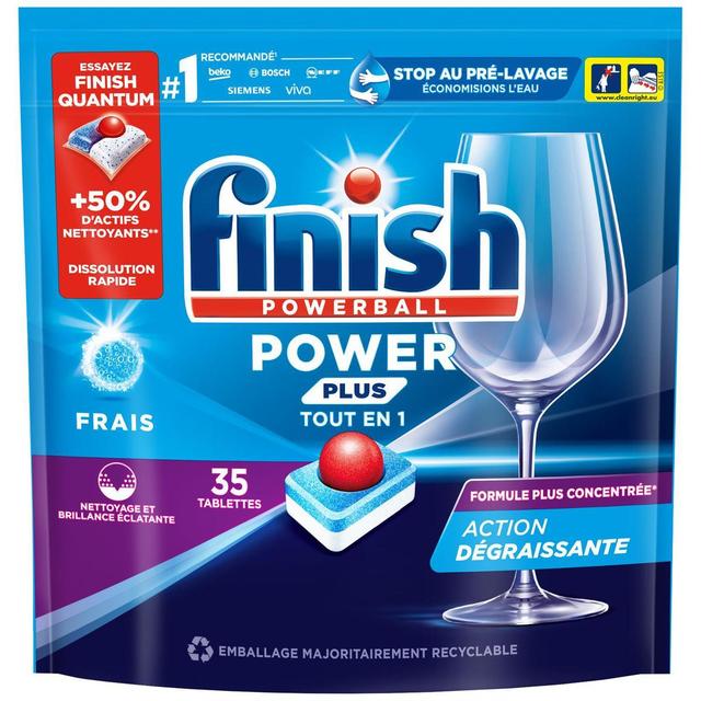 3665468402352 - Finish - Tablettes Lave-vaisselle Power Plus Powerball
