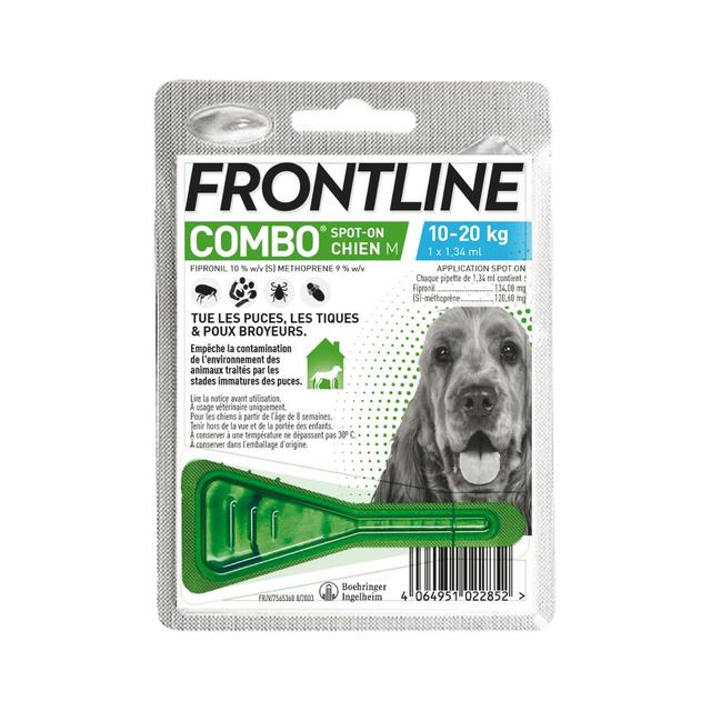 4064951022852 - Frontline - Pipette anti-tiques et anti-puces Combo Spot On pour chien moyen