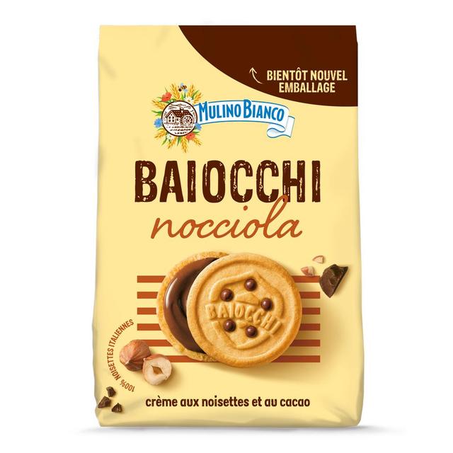 8076809573252 - Mulino Bianco - Biscuits Baiocchi fourrés à la Crème aux Noisettes et au Cacao