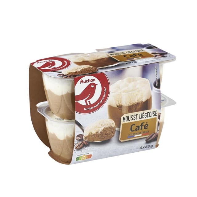 3596710363452 - Auchan - Mousse liégeoise au café