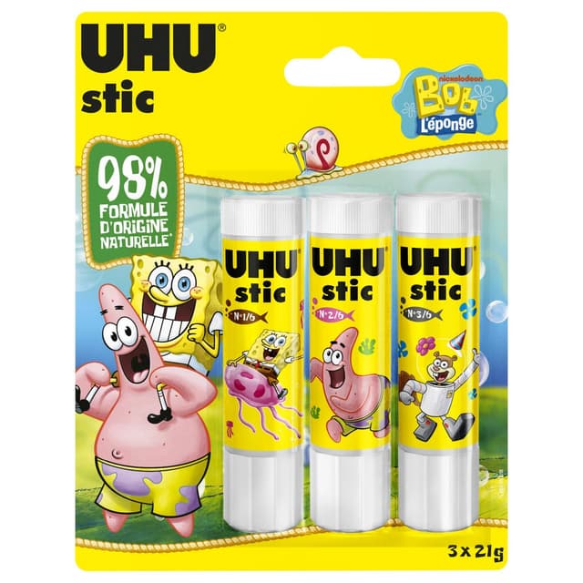 4026700433852 - Uhu - 3 bâtons de colle blanche