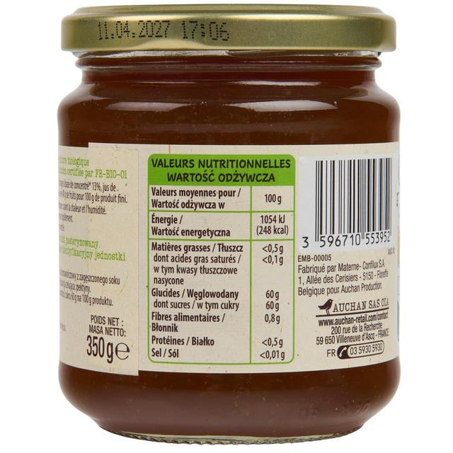 3596710553952 - Auchan Bio - Marmelade orange bio