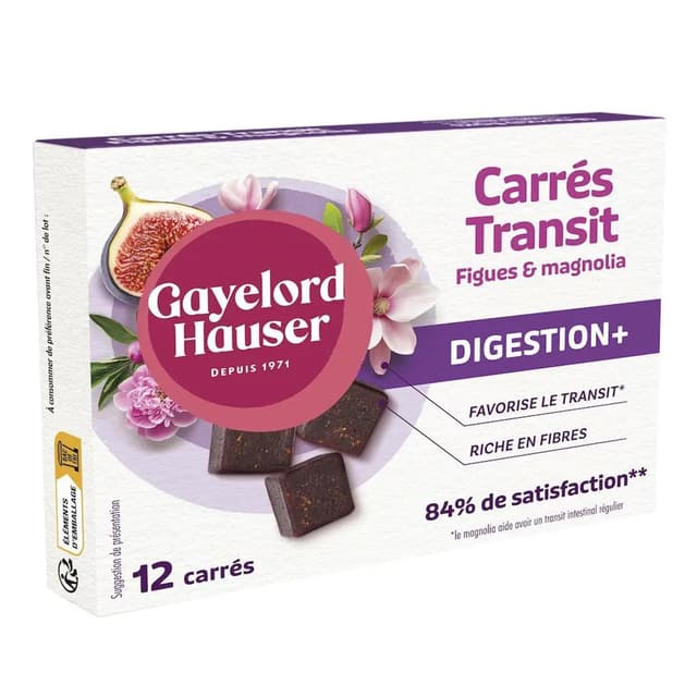 3229820806952 - Gayelord Hauser - Carré Transit Digestion+ Figues et Magnolia