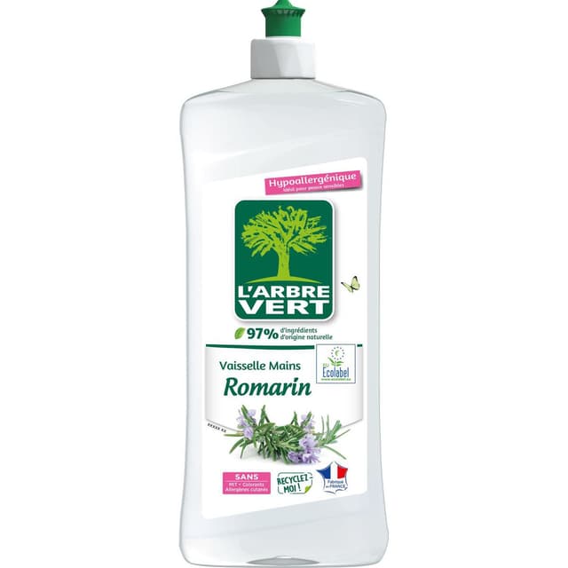 3450601047152 - L'arbre Vert - Liquide vaisselle Romarin Hypoallergénique