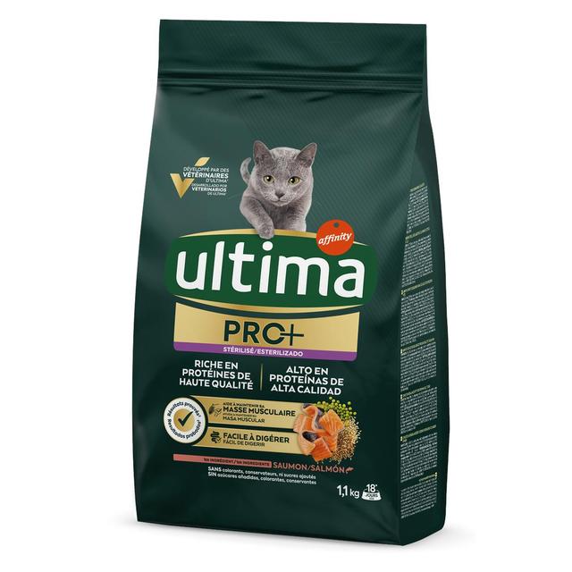 3700260418252 - Affinity - Ultima Pro Plus - Croquettes Saumon Riche en Protéine Haute qualité pour Chat Adulte Stérilisé