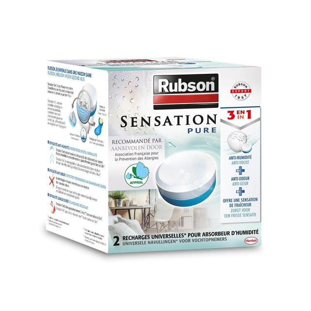3178040668652 - Rubson - 2 recharges pour absorbeur d'humidité Sensation 12 m²