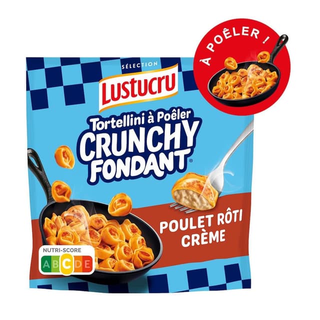 3240931549552 - Lustucru - Tortellini poulet rôti et crème à poêler