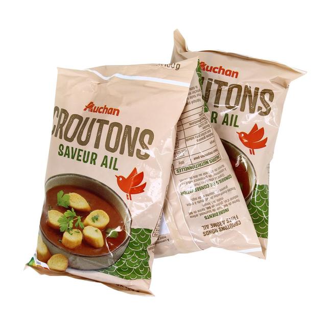 3596710450053 - Auchan - Croûtons à l'ail Sans Huile de Palme