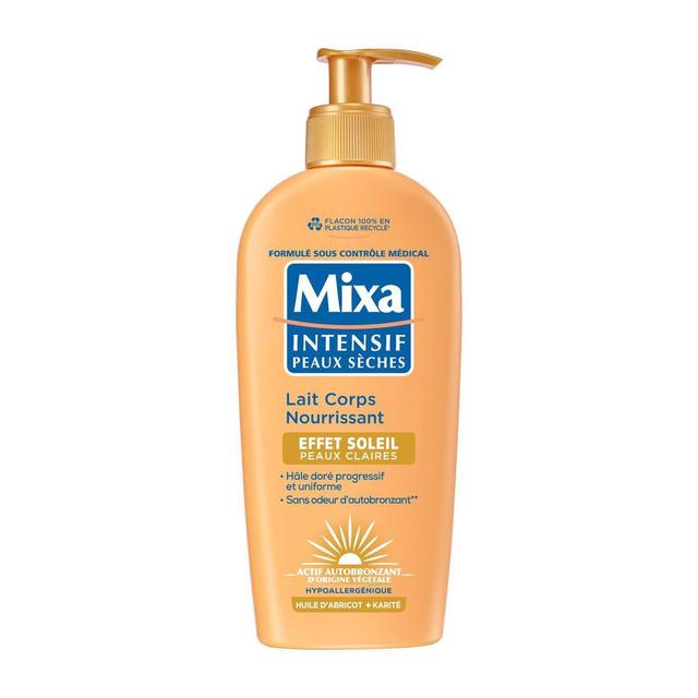 3600551100753 - Mixa - Lait Corps Nourrissant Effet Soleil pour Peaux Claires