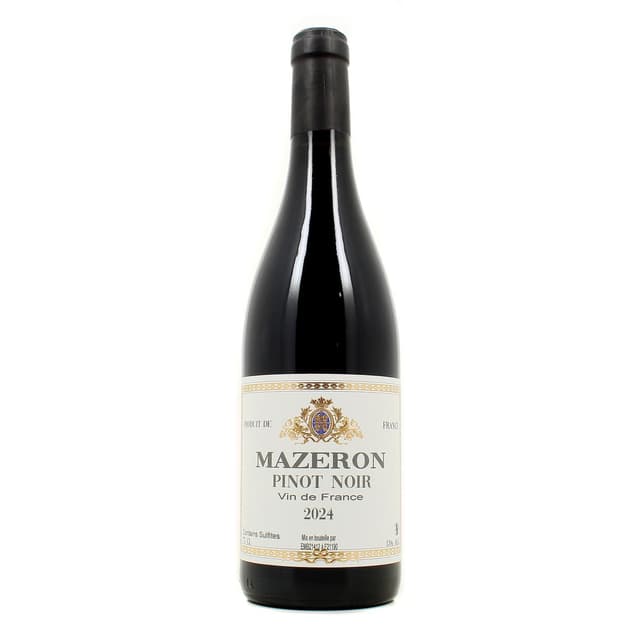 3760297711153 - Vin De France rouge - Mazeron Pinot noir