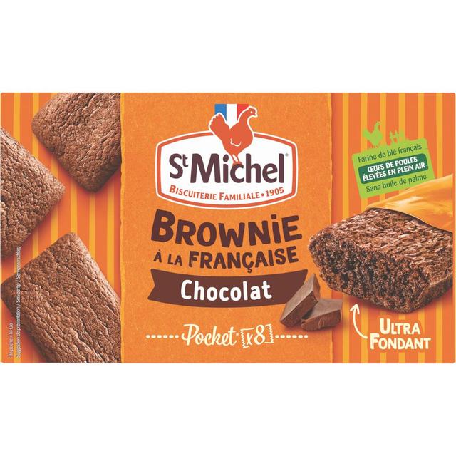 3178530411553 - St Michel - Mini brownie chocolat x8