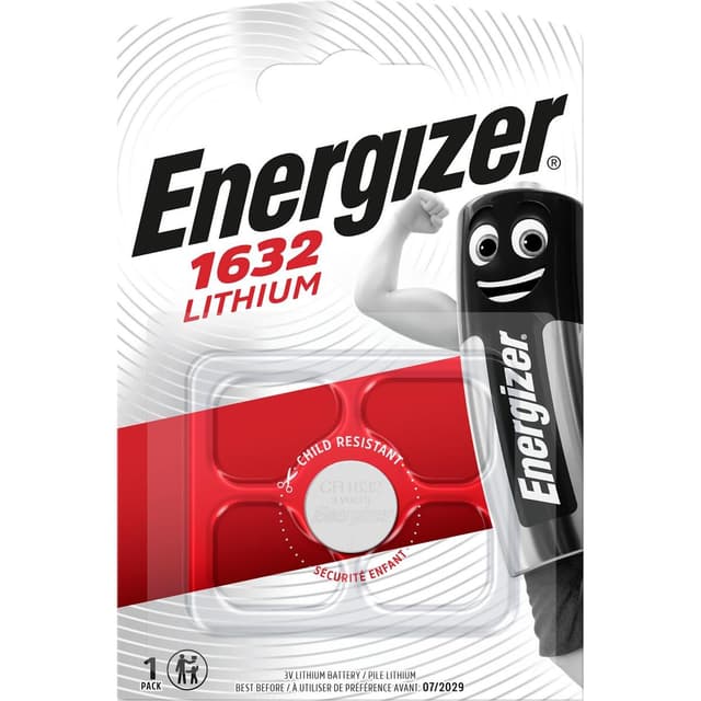 7638900411553 - Energizer - Pile bouton lithium CR1632 3V
