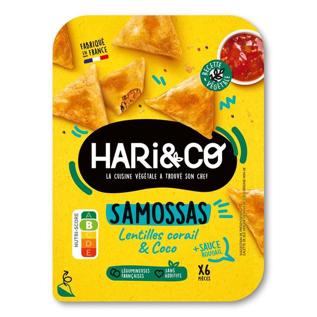 3760257091653 - HARI&CO - Samossas Lentilles Corail et Coco Sauce Rougail