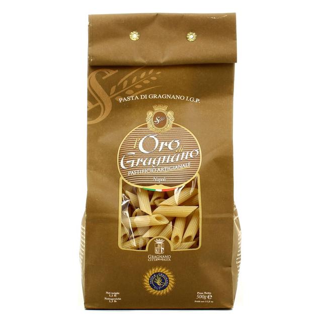8033986411753 - L'Oro Di Gragnano - Pâtes Penne Rigate artisanales de Naples IGP Premium