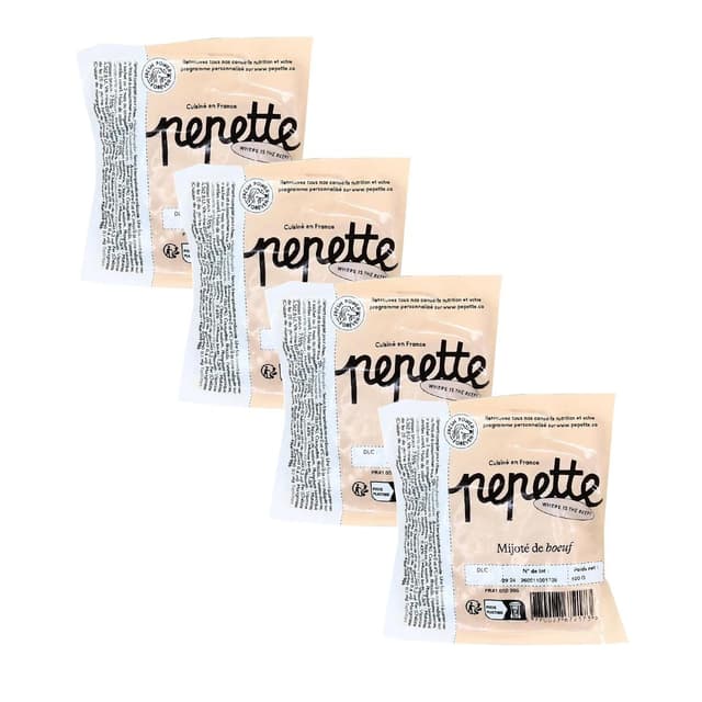 2050000421853 - Pepette - Chien Repas Frais, Mijoté de Boeuf