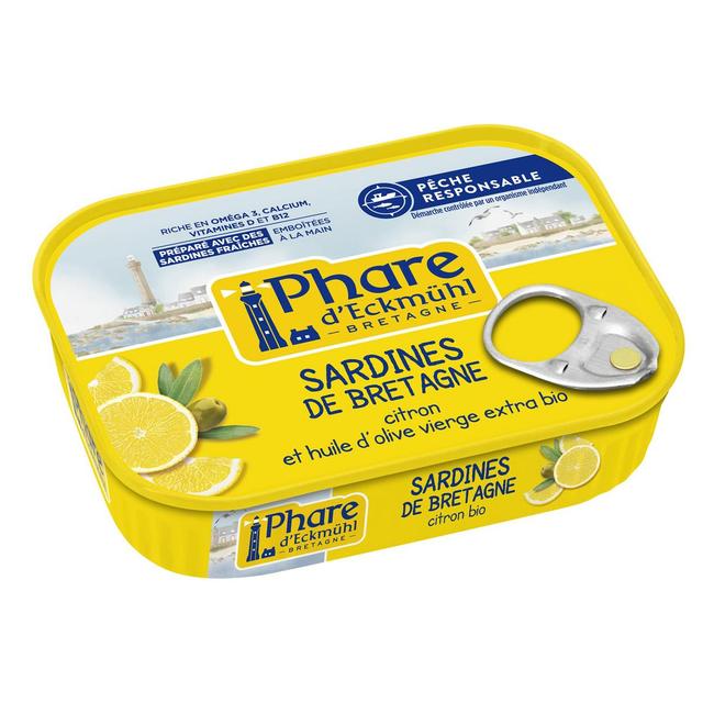 3263670012453 - Phare d'Eckmuhl - Sardines citron et huile d'olive vierge extra bio
