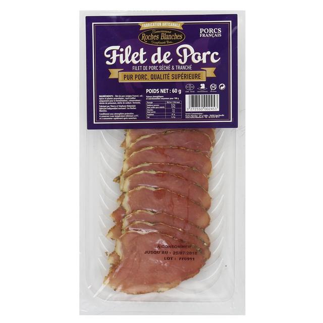 3272550002453 - Les Roches Blanches - Plateau Filet de Porc Séché, tranché