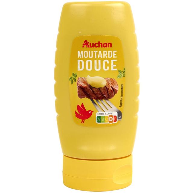 3596710452453 - Auchan - Moutarde douce en flacon souple