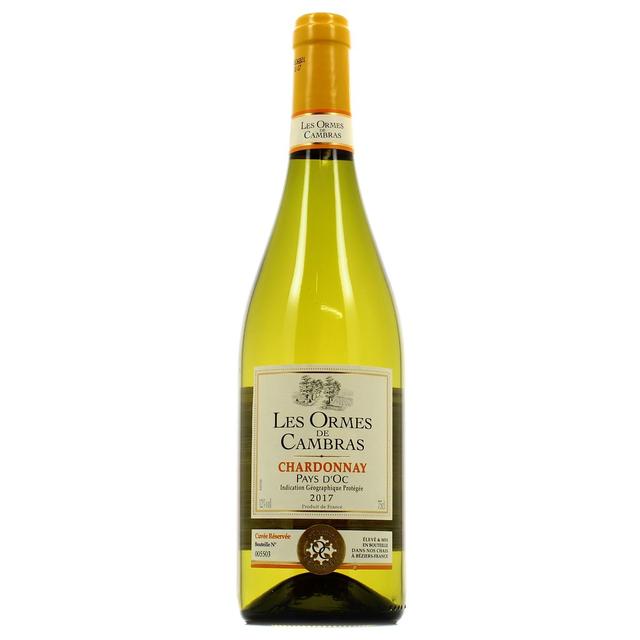 3211209212553 - Vin de pays d'Oc Blanc IGP - Les Ormes de Cambras Chardonnay