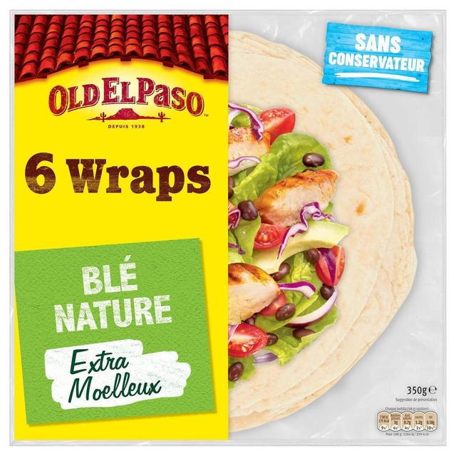 8410076472953 - Old el Paso - 6 galettes wraps de blé nature