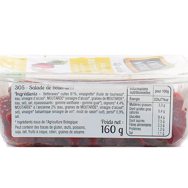 3760018883053 - Carte Nature - Salade de Betteraves, Bio