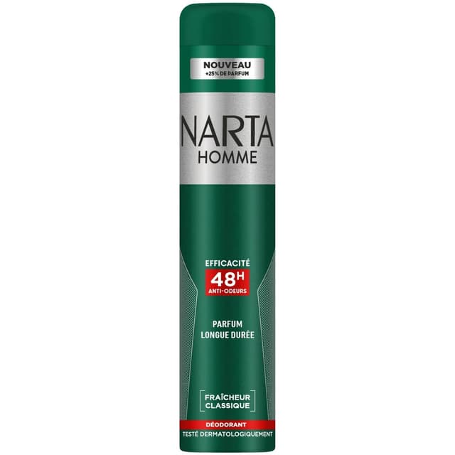 3600551204253 - Narta Homme - Déodorant Homme Efficacité 48H