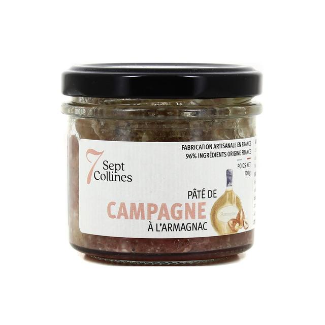 3770014066053 - Sept Collines - Pâté de campagne à l'Armagnac - Conserverie Artisanale