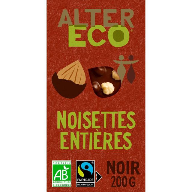 3700214616253 - Alter Eco - Commerce Equitable - Chocolat noir noisettes entières 50% Cacao Bio du Pérou