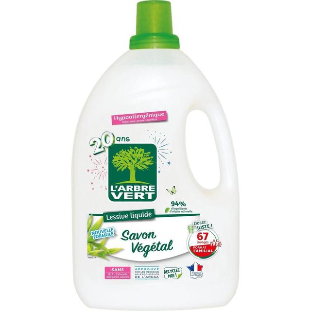 3450601046353 - L'arbre Vert - Lessive hypoallergénique au savon végétal