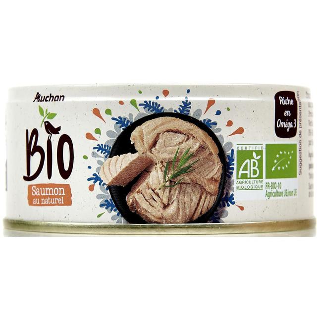 3596710356553 - Auchan BIO - Saumon au naturel Bio