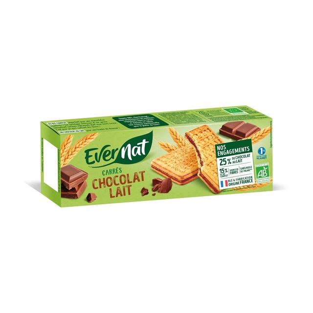 3396413707153 - Evernat - Goûters chocolat au lait bio