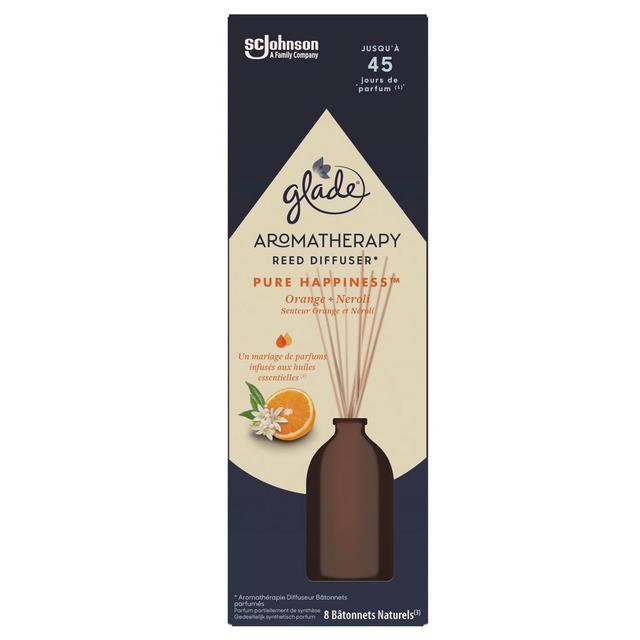 5000204227253 - Glade - Désodorisant Bâtonnets Orange et Néroli Pure Happiness Aromatherapy